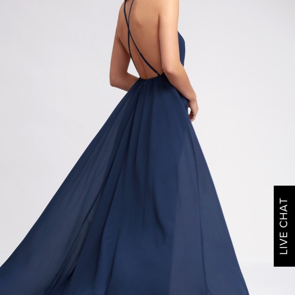Navy bridesmaid dress
